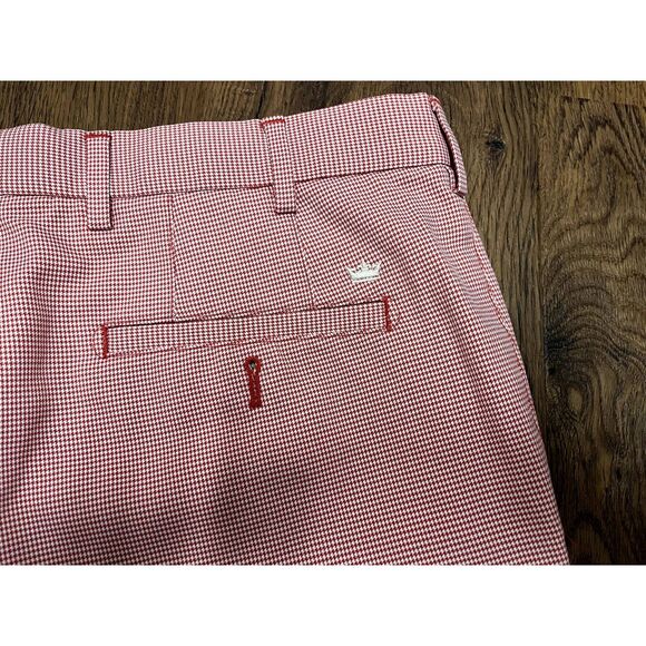 Peter Millar Crown Sport Striped Pink Chino Shorts Mens 32 Golf Preppy Polyester - Picture 4 of 6